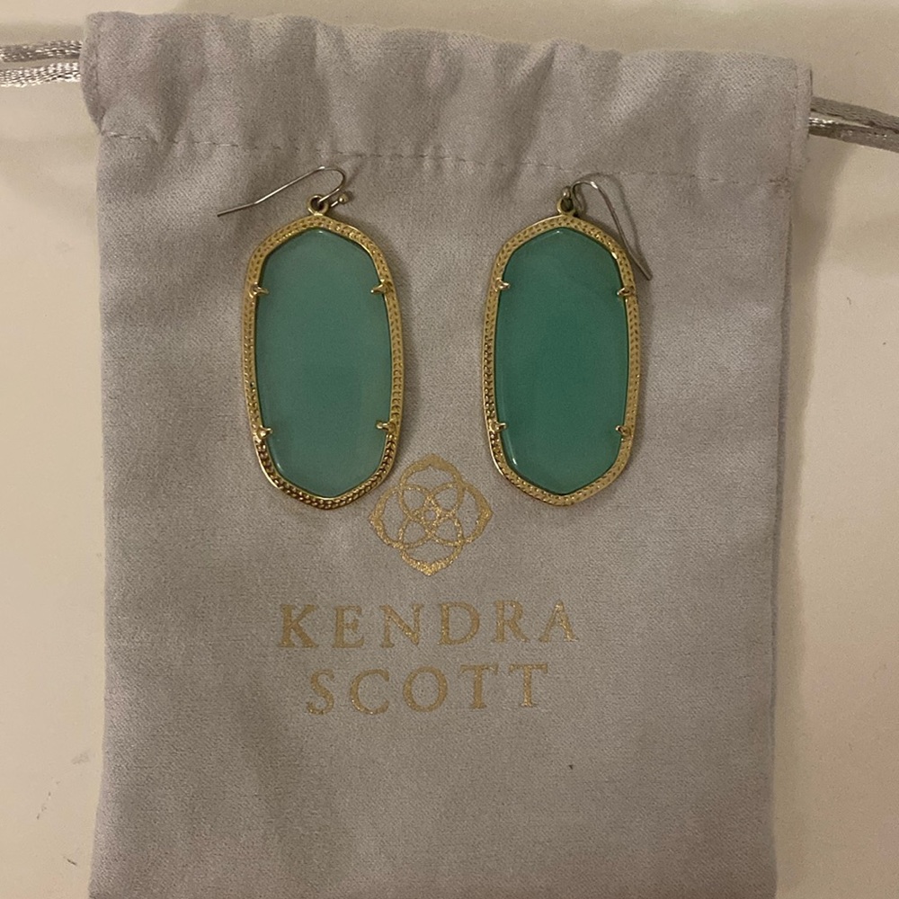 Kendra Scott Earrings - Mint Green